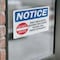 Signmission Only Employees Beyond This Point! Sign, Vinyl Decal, 7in W x 5in L, 2PK OS-2PACK-NS-D-57-L-16995 - alternate 5